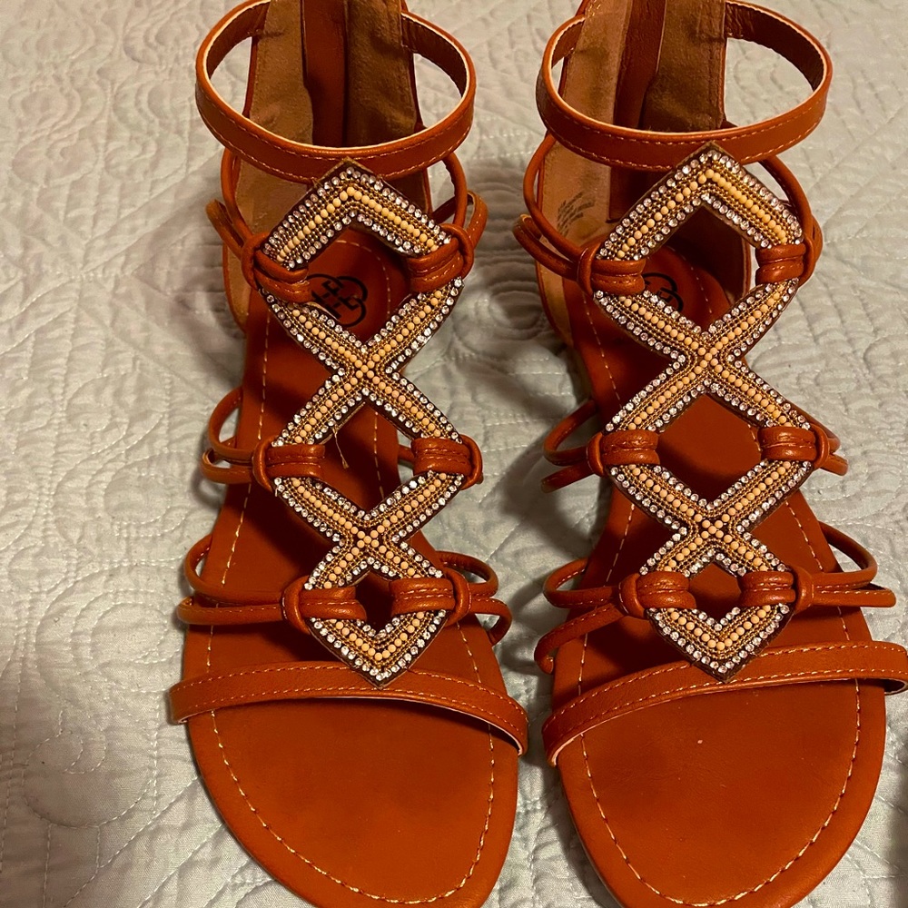 Gladiator sandals.